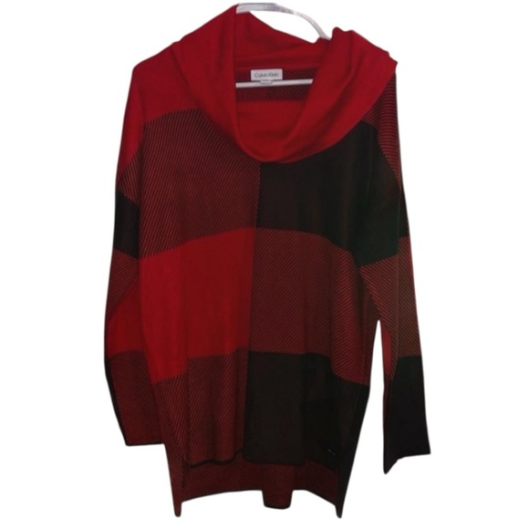 🌹CALVIN KLEIN COLOR-BLOCK SWEATER - Picture 1 of 5
